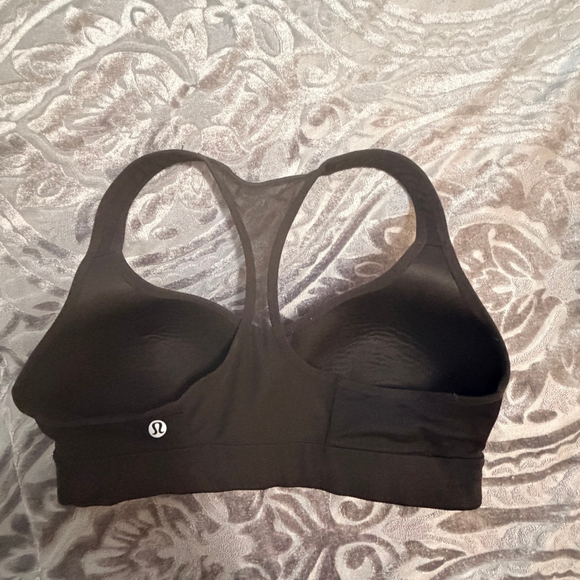 Lululemon Black Racerback Sports Bra Size 6 - Picture 7 of 16